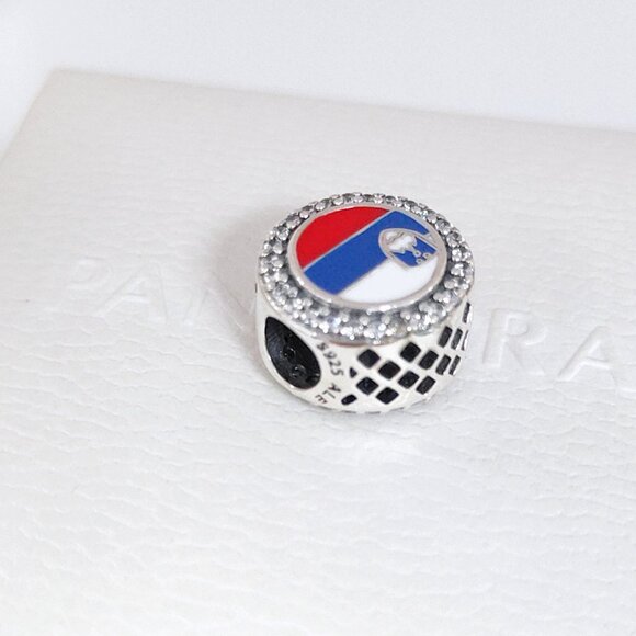 Pandora Slovenia Flag Bead Charm Bracelet Pendant S925 Silver with box - Picture 4 of 7